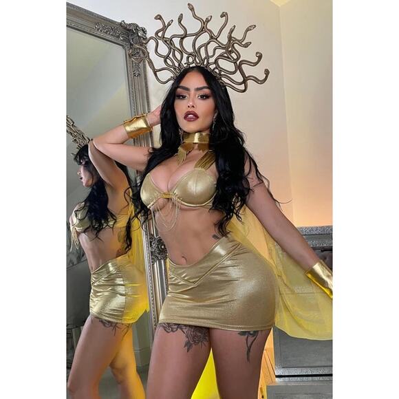 NEW Forplay Medusa Punishment is Beauty Costume Size Medium Large - Picture 12 of 16